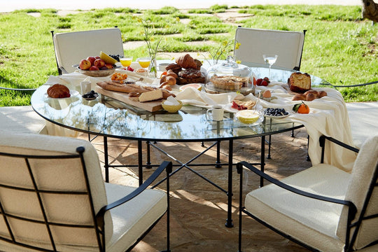 72″ Round Outdoor Dining Table: Make the Outdoors Feel Like a Room