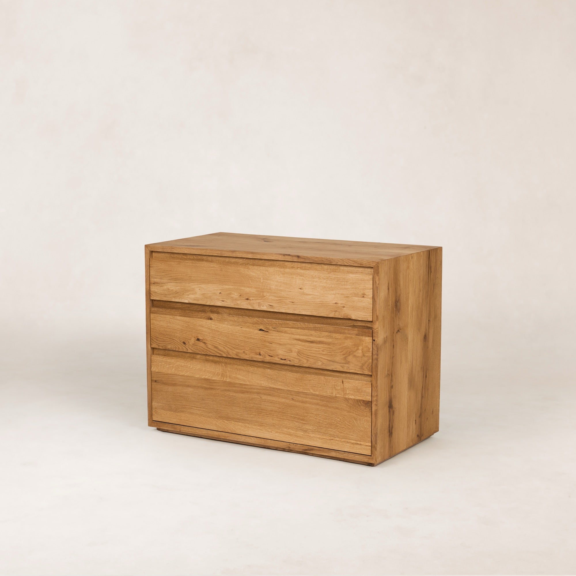 Antwerp Solid Oak Nightstand with Storage