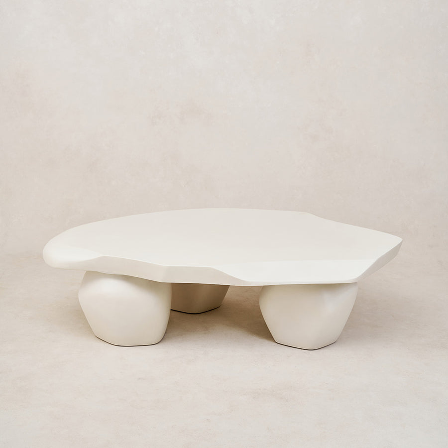 ivory ceramic coffee table