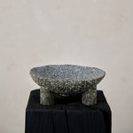 River Stone Footed Bowl-Decorative Bowls-House of Leon
