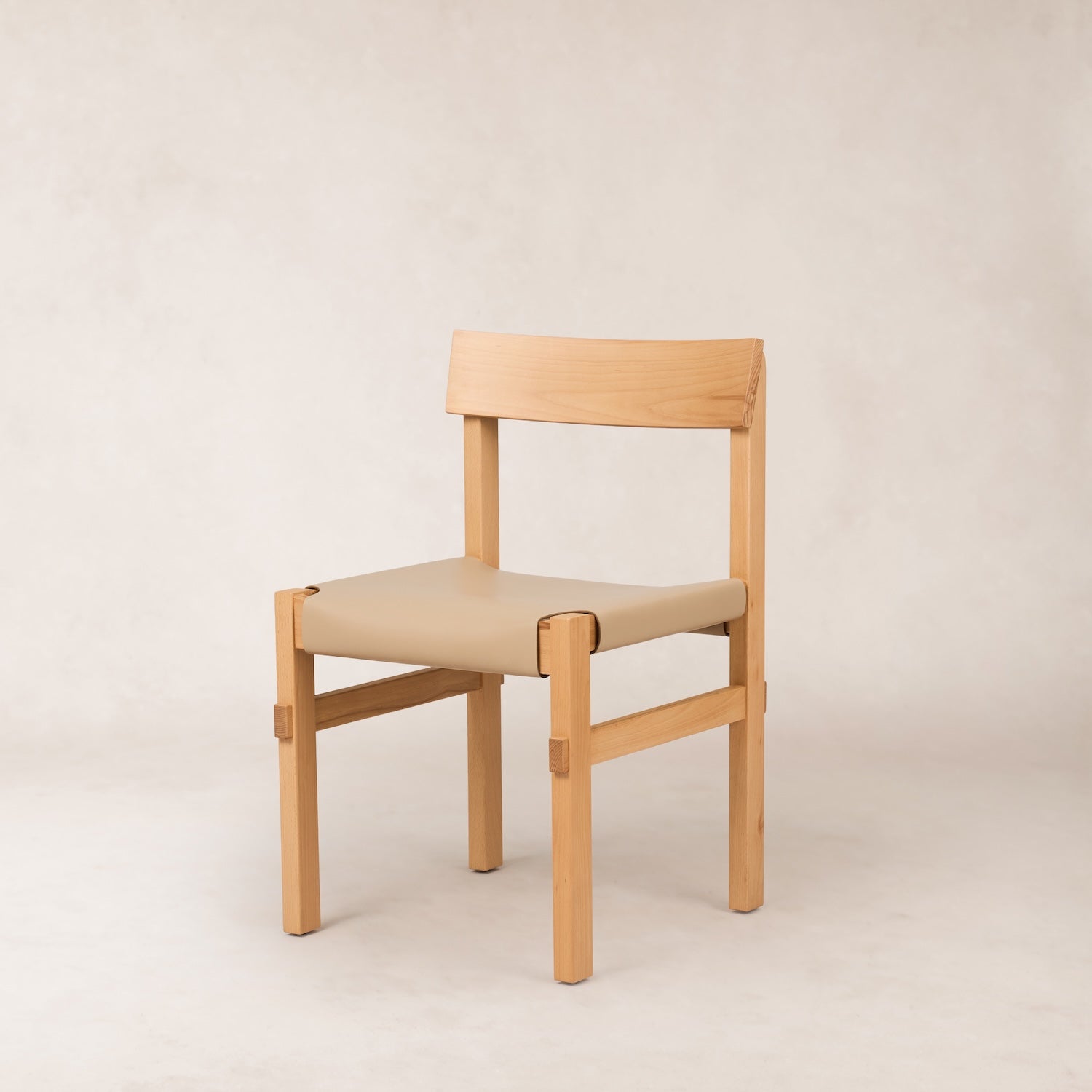 GMDKS256 ○ HOVE MOBLER 北欧 ヴィンテージ リクライニング Natural Leather Sling Chair - Vintage Dining Chairs