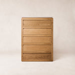 Sofita 5 Drawer Chest - White Oak-Dresser-House of Leon