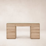 Ojai Vanity Desk-Desks-Sofita Marble-House of Leon
