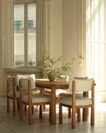 Topa Topa Rectangular Dining Table - White Oak-Kitchen & Dining Room Tables-House of Leon