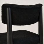 Charlie Dining Chair - Black-Kitchen & Dining Room Chairs-House of Leon