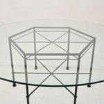Provence Outdoor Glass Dining Table-Outdoor Tables-House of Leon
