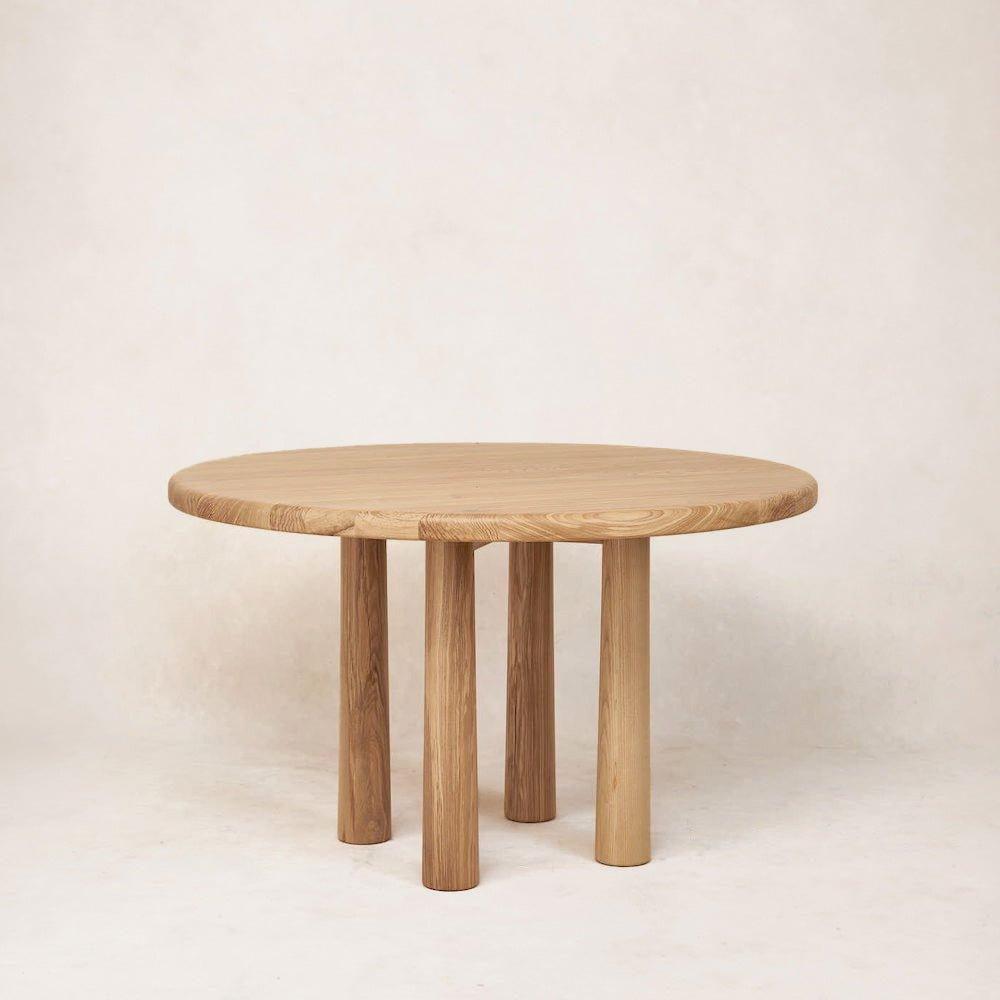 Round Topa Topa Dining Table White Oak 40