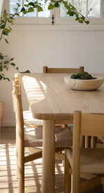 Topa Topa Rectangular Dining Table - Natural-Kitchen & Dining Room Tables-House of Leon
