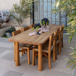 Topa Topa Rectangular Dining Table - White Oak-Kitchen & Dining Room Tables-House of Leon