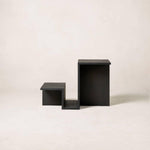Valley Side Table - Black-End Tables-House of Leon