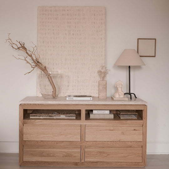 Functional Luxury: The Refined Solid Wood Dresser