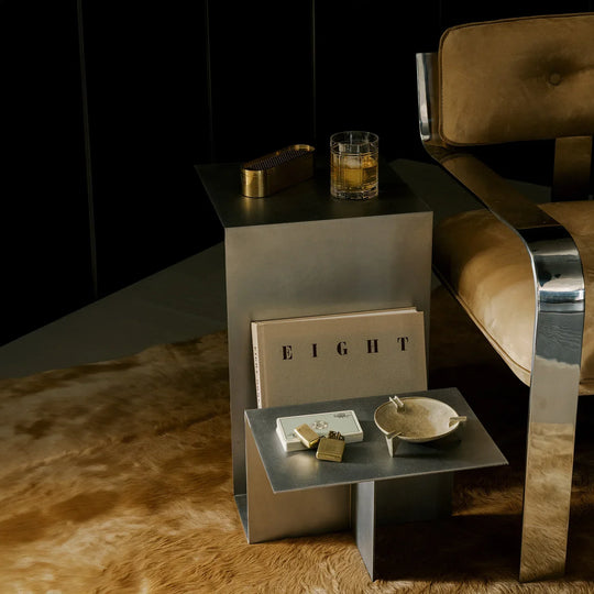 The Perfect Accent: Elevate Your Space with the SS Valley Stainless Steel Side Table