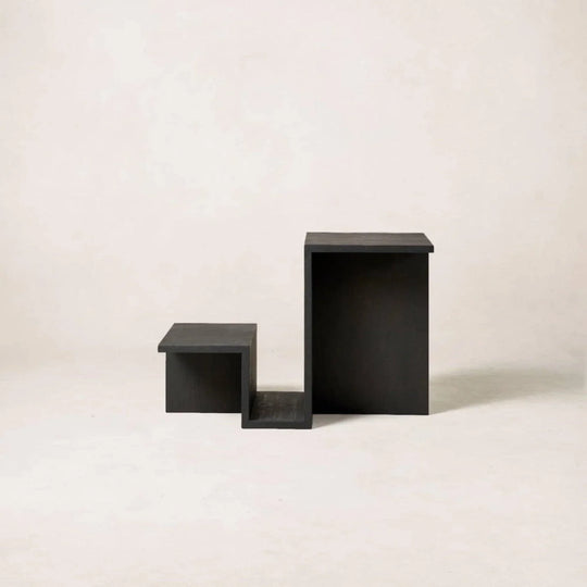 Ojai Valley Side Table in Black: Bold Elegance for Modern Spaces
