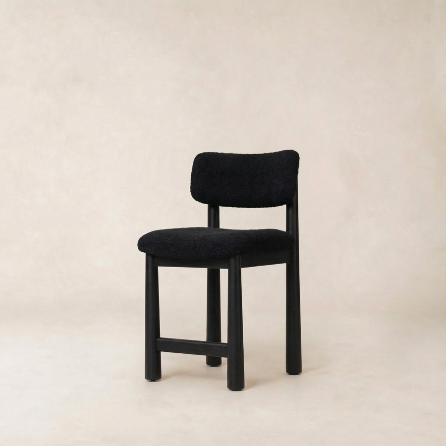 Charlie Counter Stool - Black-Kitchen & Dining Room Chairs-House of Leon