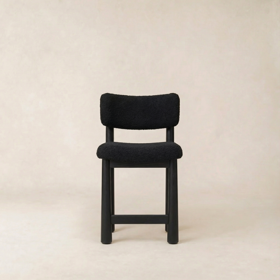 Charlie Counter Stool - Black-Kitchen & Dining Room Chairs-House of Leon