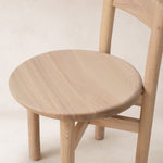 Teddy Dining Chair - Natural - Wood-Kitchen & Dining Room Chairs-House of Leon
