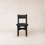Teddy Dining Chair - Black - Wood-Kitchen & Dining Room Chairs-House of Leon