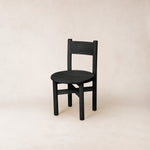 Teddy Dining Chair - Black - Wood-Kitchen & Dining Room Chairs-House of Leon