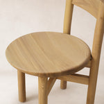 Teddy Dining Chair - Warm Oak - Wood-Kitchen & Dining Room Chairs-House of Leon