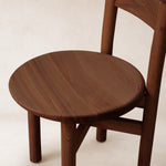Teddy Dining Chair - Mocha - Wood-Kitchen & Dining Room Chairs-House of Leon