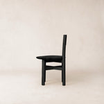Teddy Dining Chair - Black - Wood-Kitchen & Dining Room Chairs-House of Leon