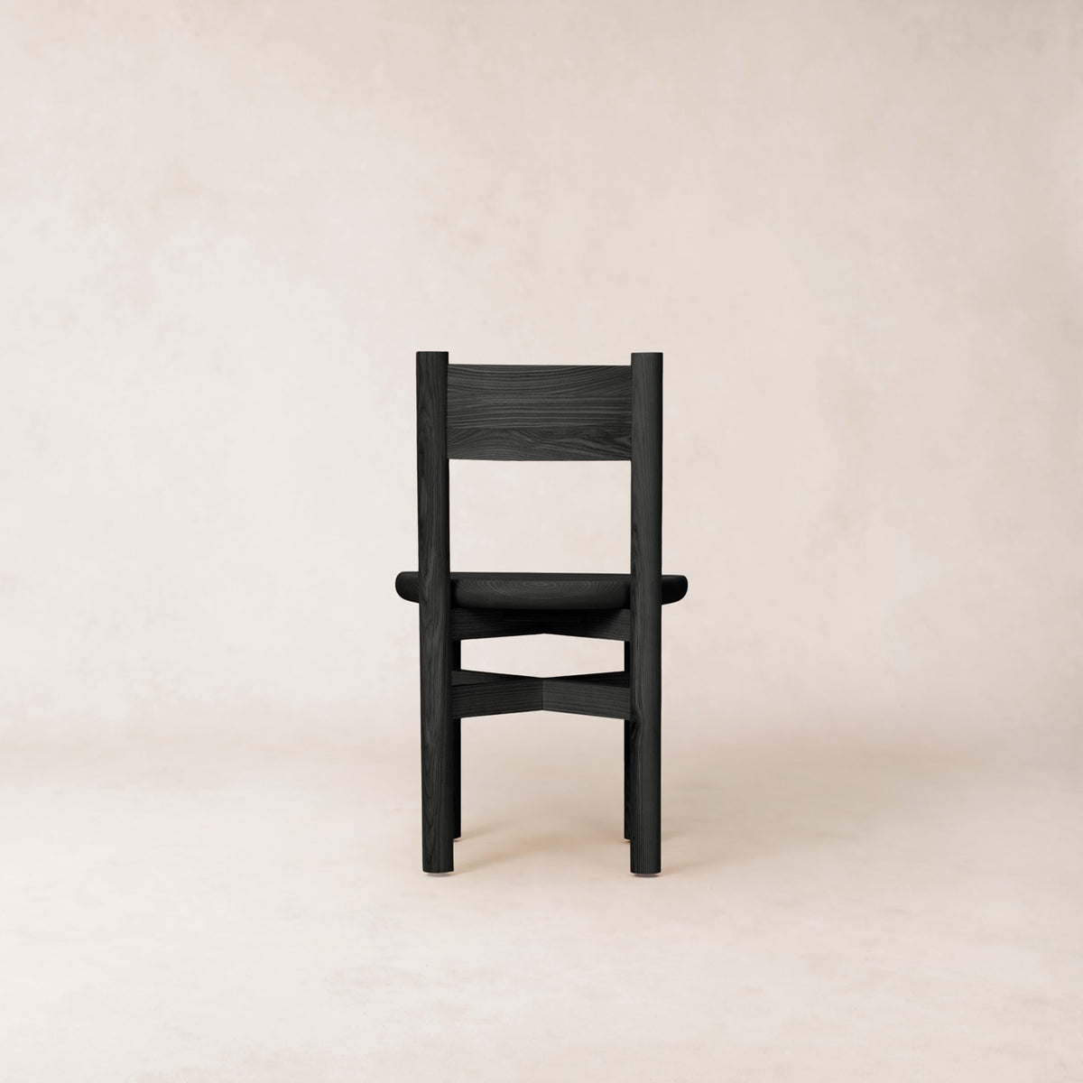 Teddy Dining Chair - Black - Wood-Kitchen & Dining Room Chairs-House of Leon