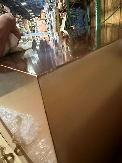 Copper Coffee Table