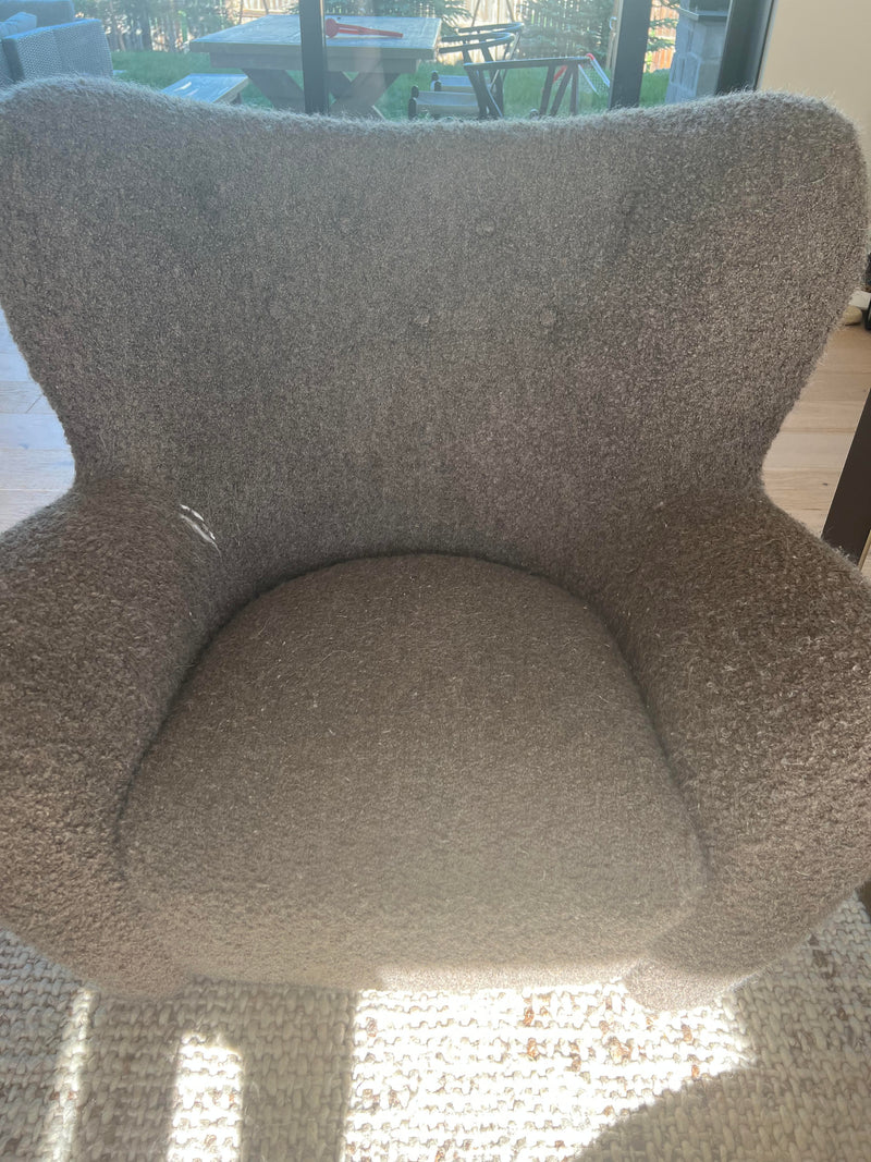 Papa Teddy Chair - Mocha Boucle