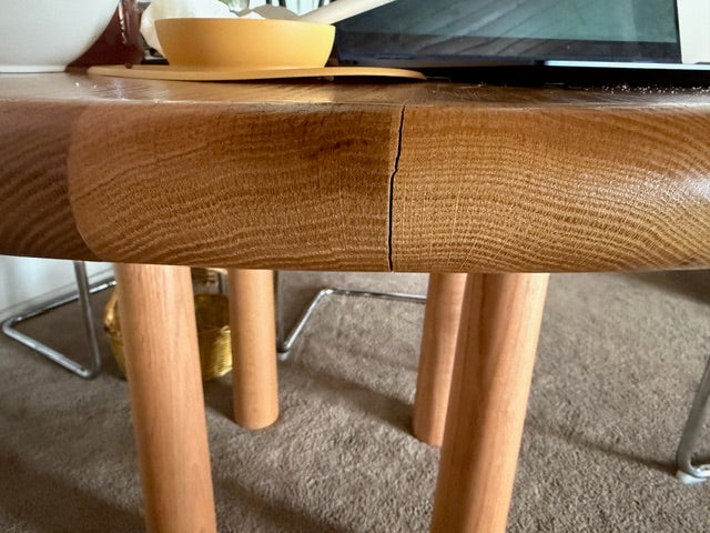 Round Topa Topa Dining Table - Warm Oak