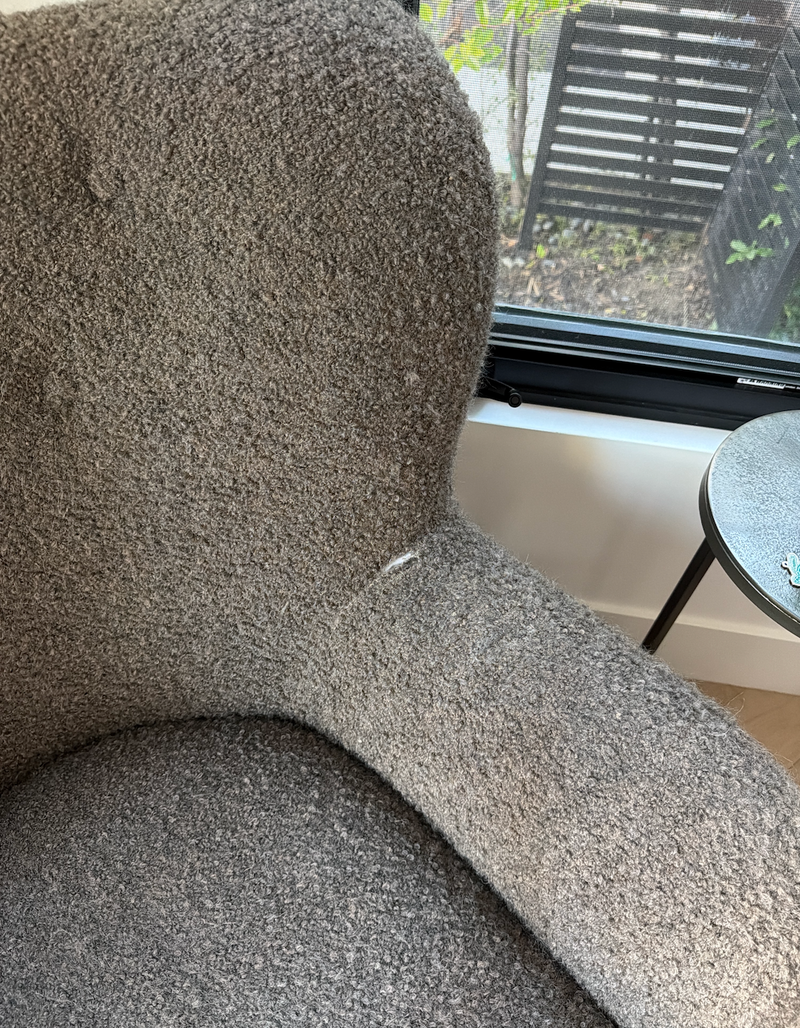 Papa Teddy Chair - Mocha Boucle