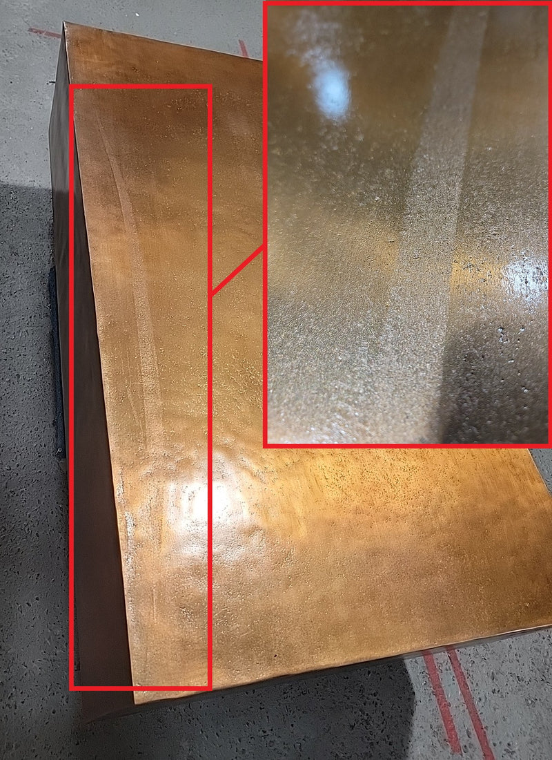 Antique Copper Coffee Table