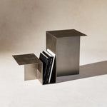 Valley Side Table - Stainless Steel-End Tables-House of Leon