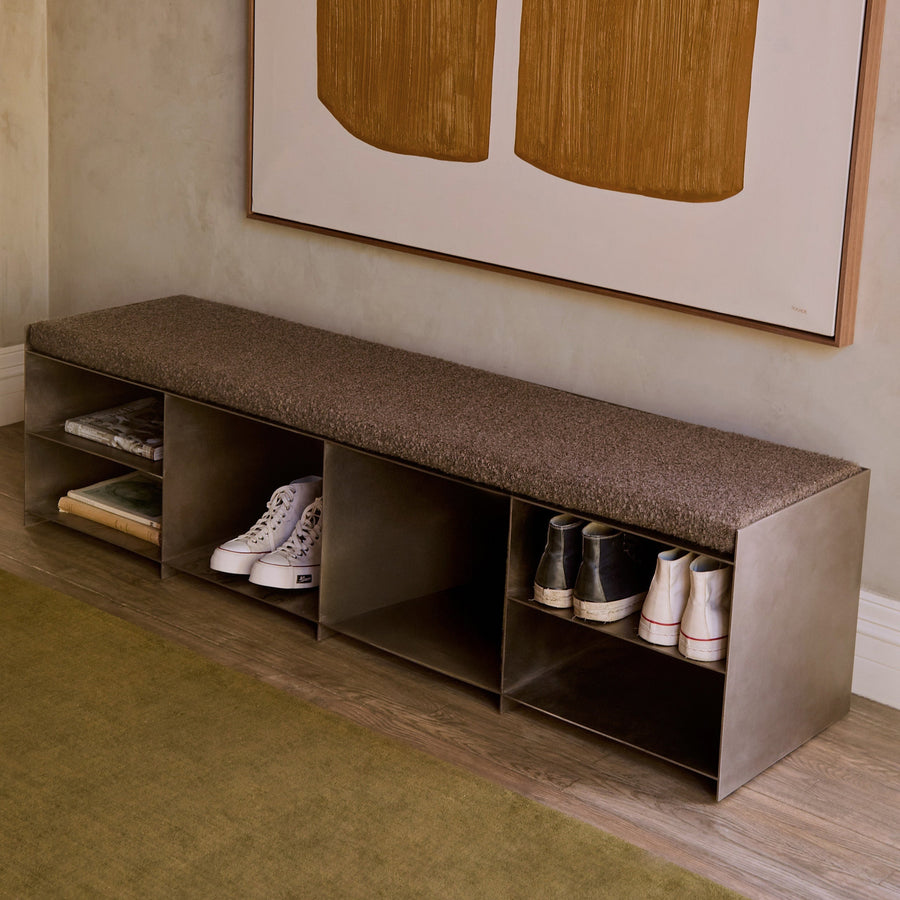 Milan-Stainles-Steel-Media-Console-TV-Bench-mocha-boucle