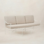 Provence 3 Seater Sofa - White Frame-Outdoor Sofas-Linen-House of Leon