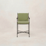 Provence Outdoor Counter Stool - Black Frame-Heritage Leaf-House of Leon