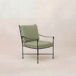 Provence Outdoor Lounge Dining Chair - Black Frame-Outdoor Dining Chair-Heritage Leaf-House of Leon