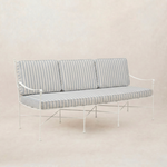 Provence 3 Seater Sofa - White Frame-Outdoor Sofas-Mist Striped-House of Leon