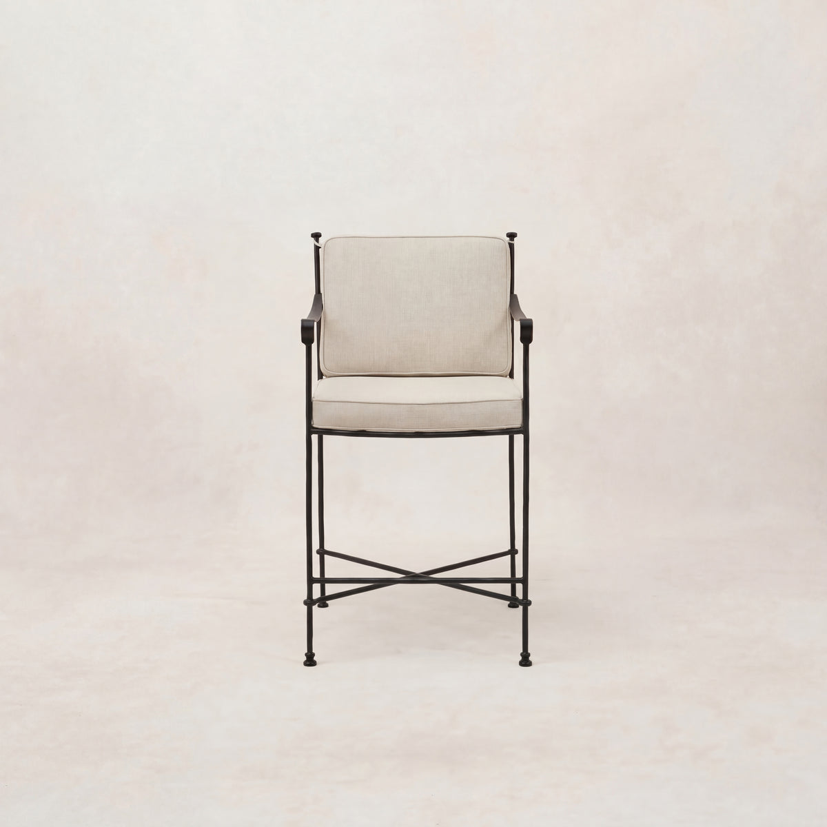 Provence Outdoor Counter Stool - Linen-Outdoor Counter Stool-House of Leon