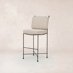 Provence Outdoor Bar Stool - Linen-Outdoor Counter Stool-House of Leon