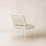 Provence Outdoor Lounge Dining Chair - White Frame-Outdoor Dining Chair-House of Leon