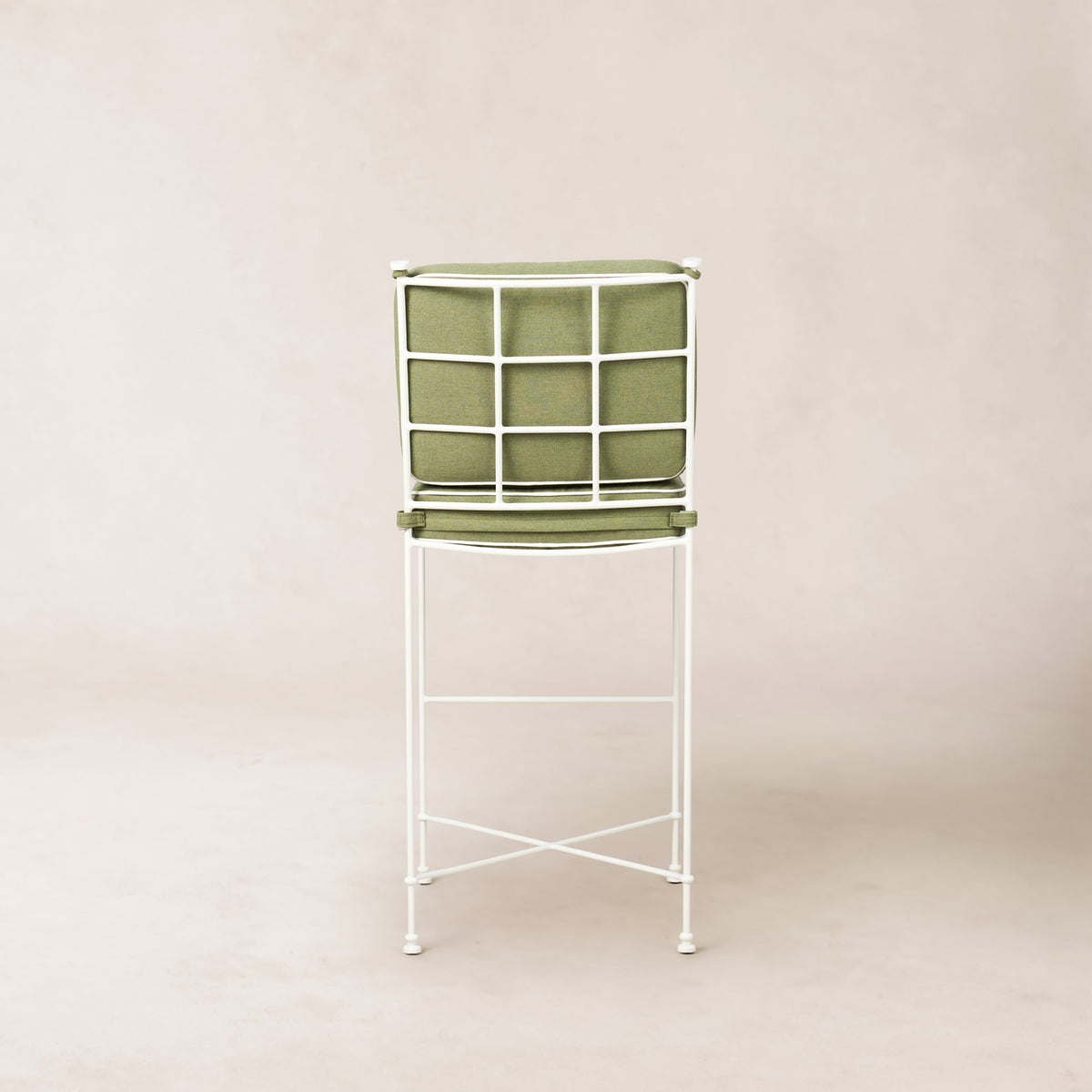 Provence Outdoor Barstool - White Frame-House of Leon