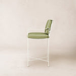 Provence Outdoor Counter Stool - White Frame-House of Leon