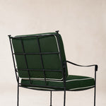 Provence Outdoor Lounge Dining Chair - Black Frame-Outdoor Dining Chair-House of Leon