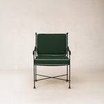 Provence Outdoor Lounge Dining Chair - Black Frame-Outdoor Dining Chair-House of Leon