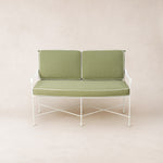 Provence Loveseat - White Frame-Outdoor Sofas-House of Leon