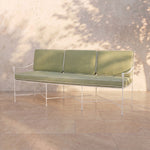 Provence 3 Seater Sofa - White Frame-Outdoor Sofas-Heritage Leaf-House of Leon