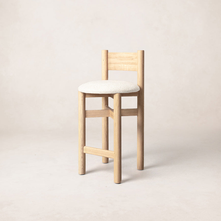 Teddy Counter Stool - Natural-Counter Stools-House of Leon