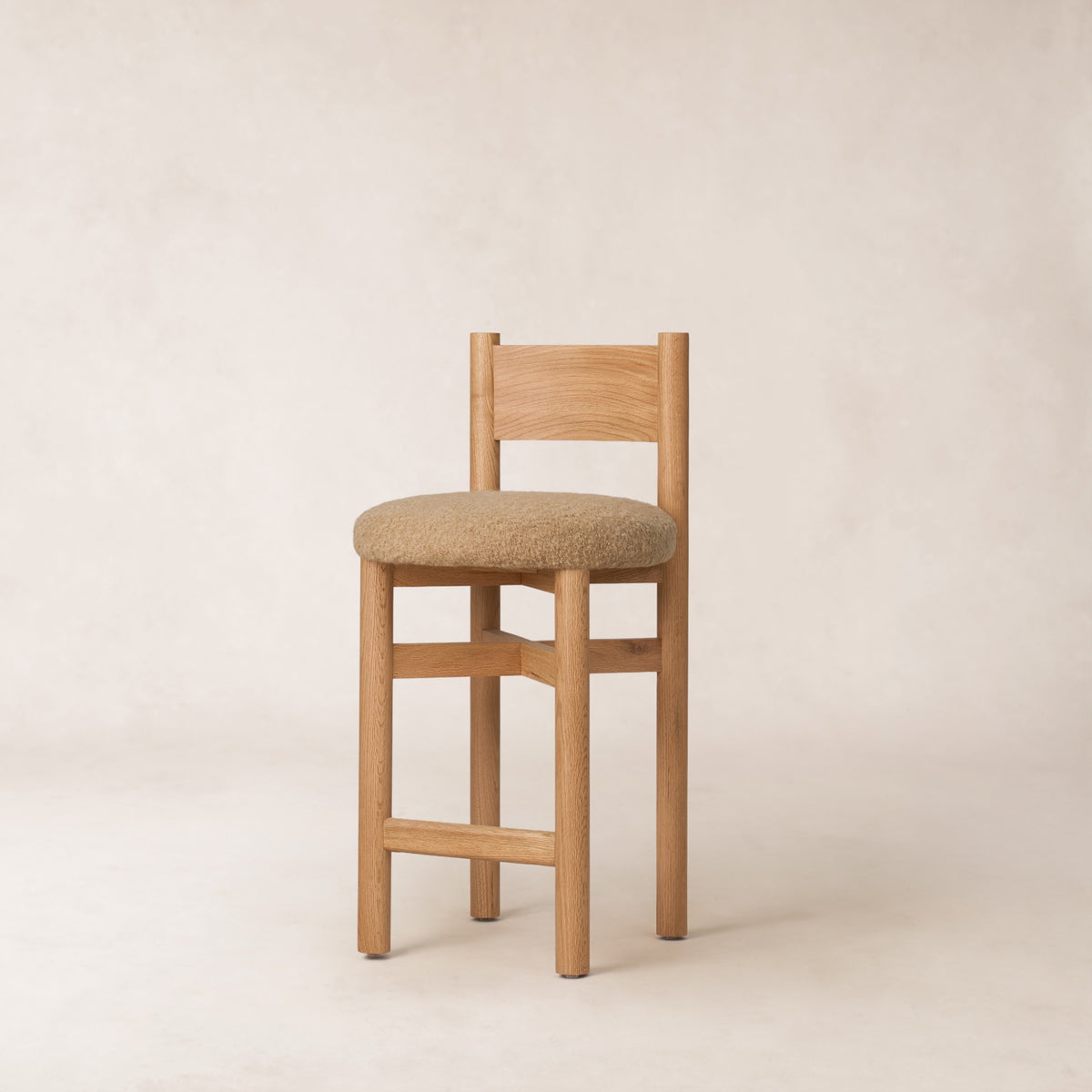 Teddy Counter Stool - Camel-Counter Stools-House of Leon