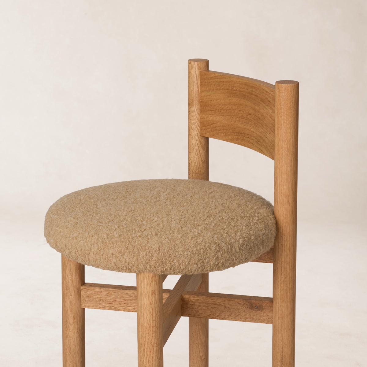 Teddy Counter Stool - Camel-Counter Stools-House of Leon