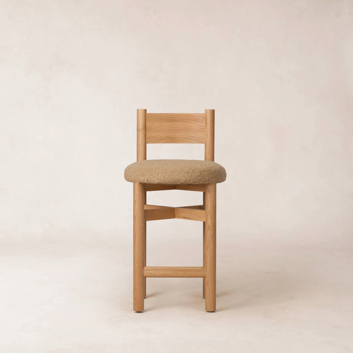 Teddy Counter Stool - Camel-Counter Stools-House of Leon